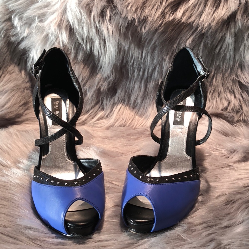 WHBM Adri Peep Toe Heels